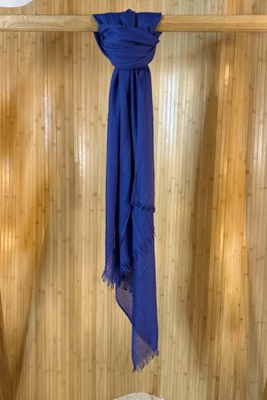 Classic Portobello Scarf Royal Blue